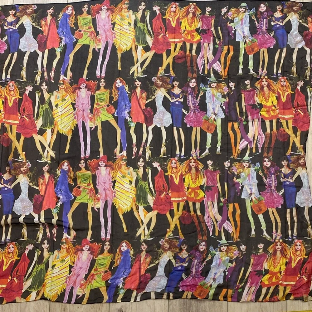 HUGE Ltd Ed. Henri Bendel Izak Girls Scarf‎ Dress